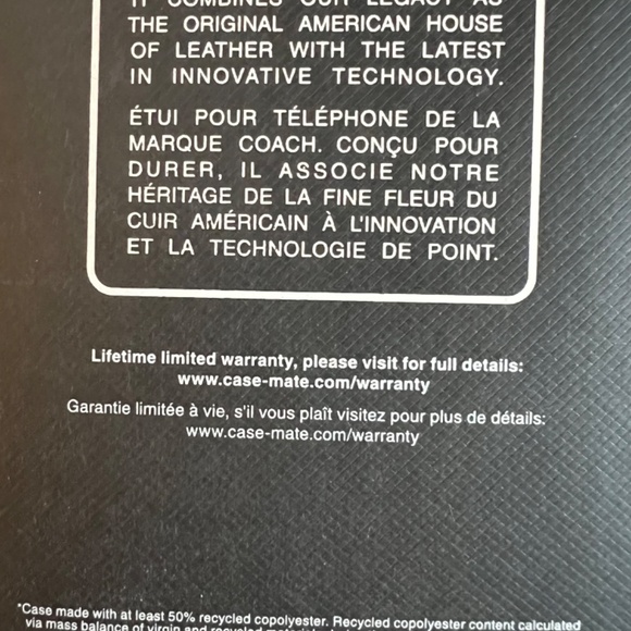 Coach 15 pro max leather case - Picture 4 of 4